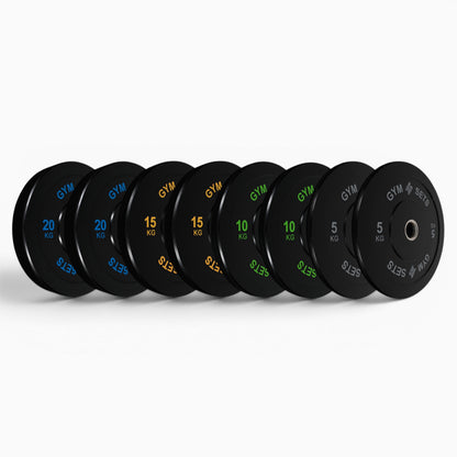 GymSets Olympic Bumper Plates Sets