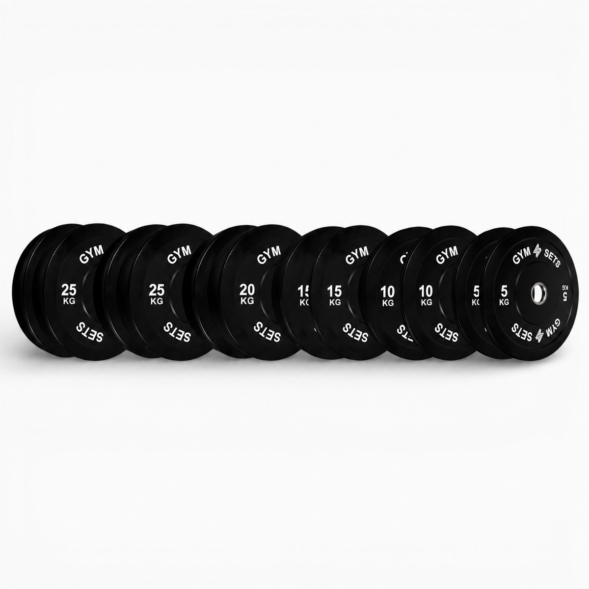 GymSets Olympic Bumper Plates Sets