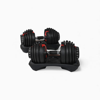 24kg Adjustable Dumbbell – Wide Weight Range, One-Hand Quick Dial