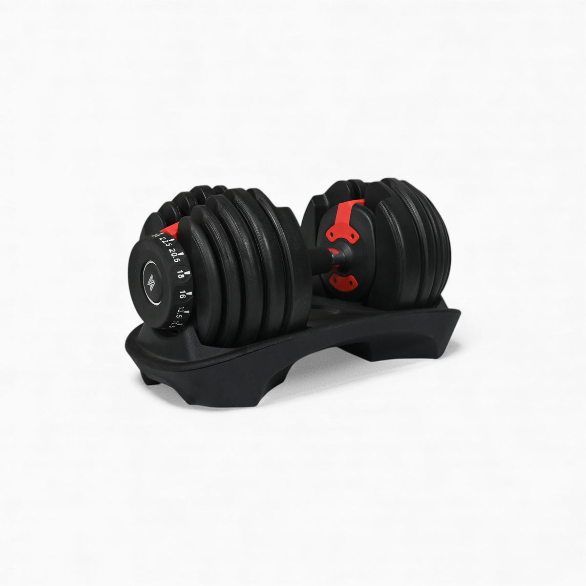 24kg Adjustable Dumbbell – Wide Weight Range, One-Hand Quick Dial