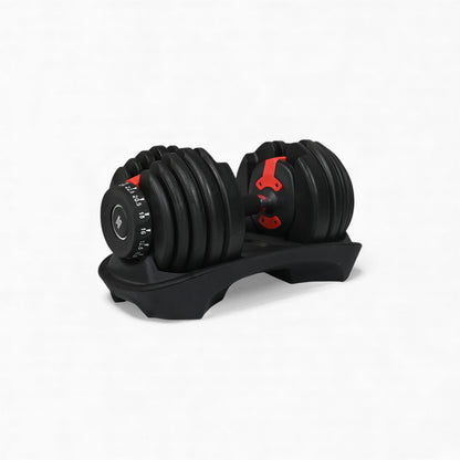 24kg Adjustable Dumbbell – Wide Weight Range, One-Hand Quick Dial