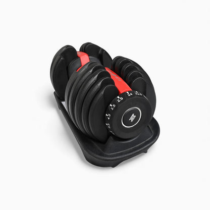 24kg Adjustable Dumbbell – Wide Weight Range, One-Hand Quick Dial