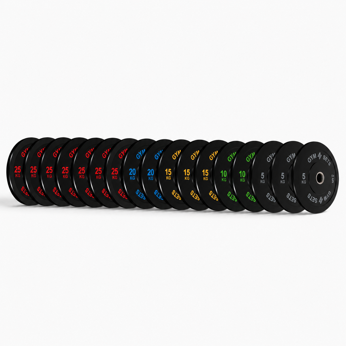 GymSets Olympic Bumper Plates Sets