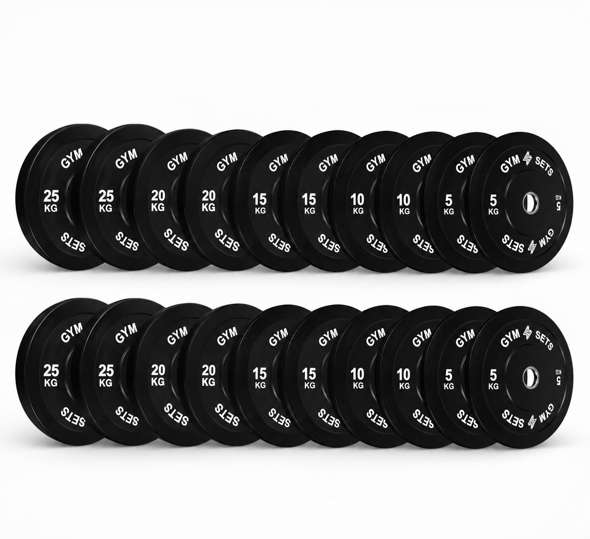 GymSets Olympic Bumper Plates Sets