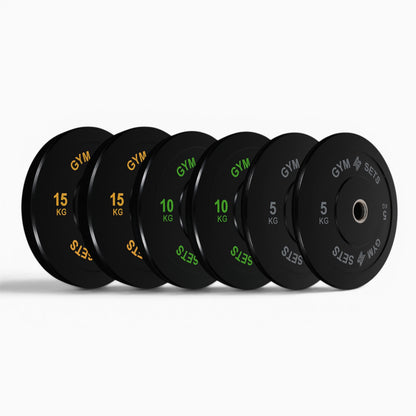 GymSets Olympic Bumper Plates Sets