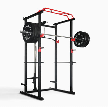 GymSets Power Cage with Cable Pulley