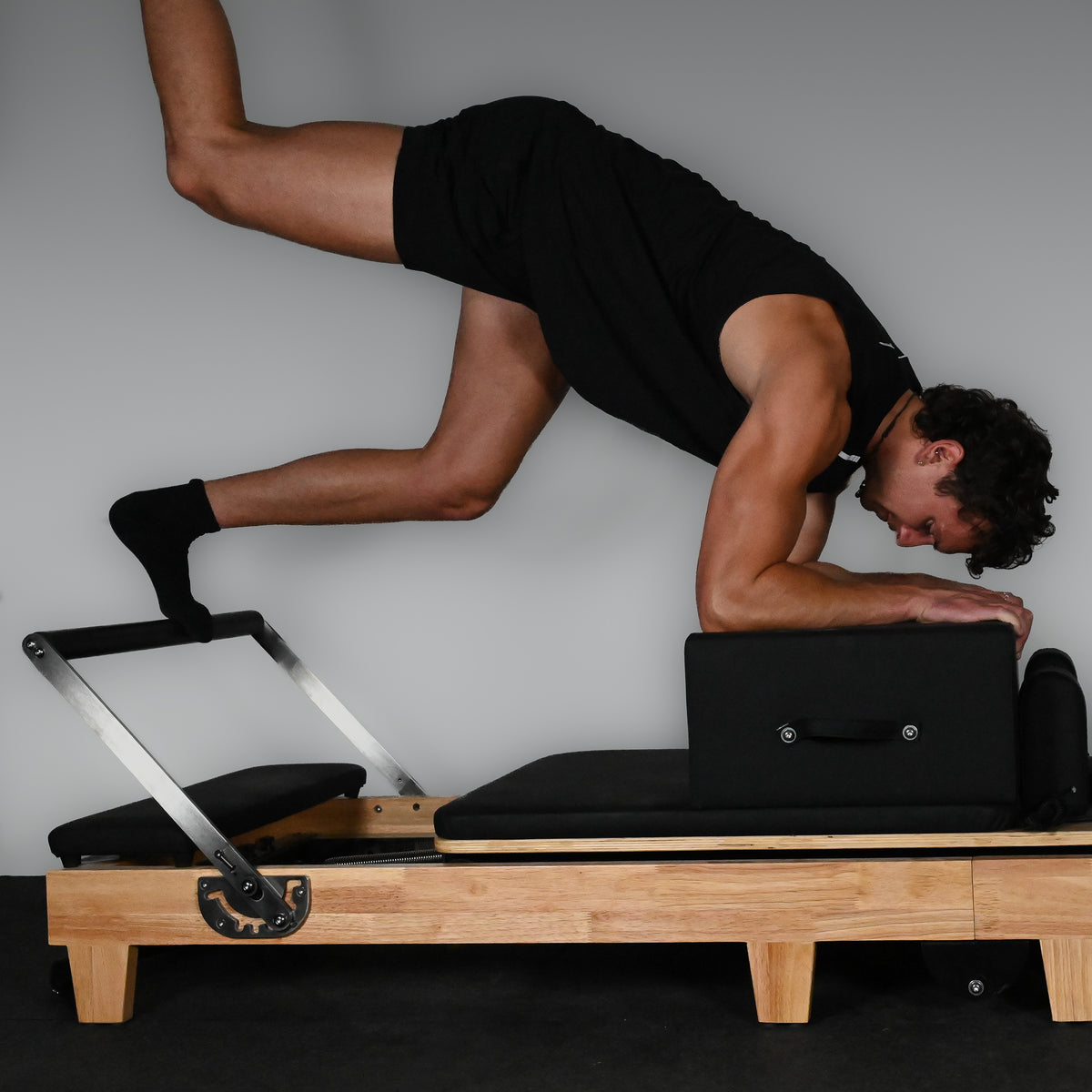 GymSets Studio Oak Reformer Pilates Machine (Warehouse Returns)