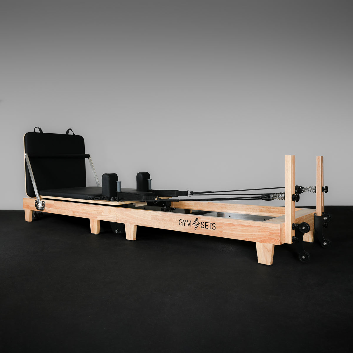 GymSets Studio Oak Reformer Pilates Machine (Warehouse Returns)