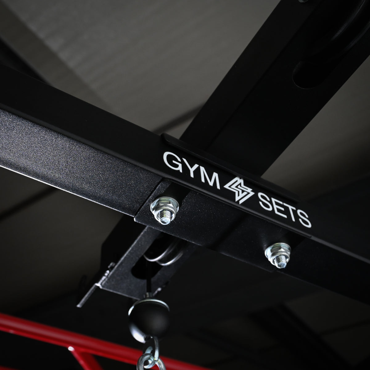 GymSets Power Cage with Cable Pulley