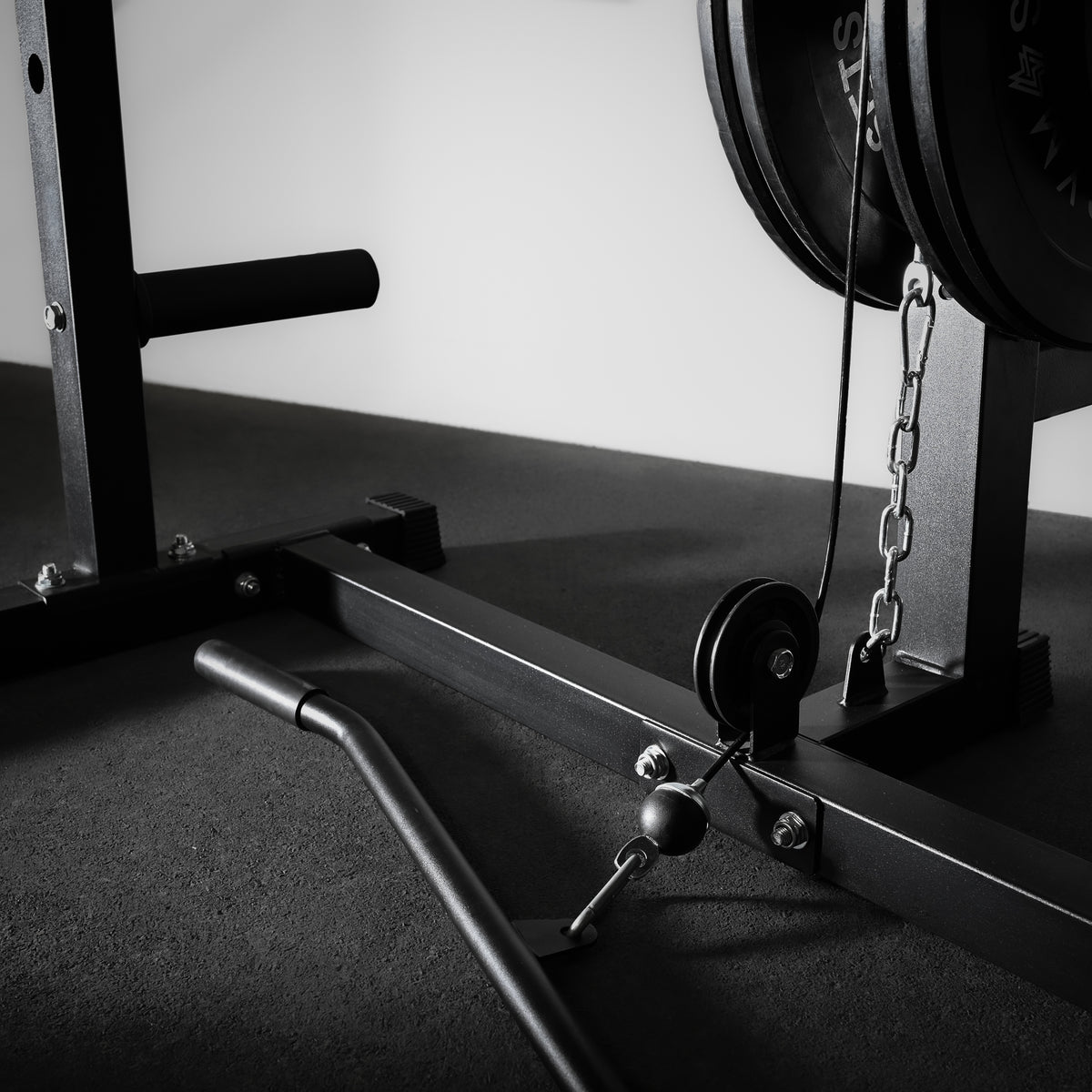 GymSets Power Cage with Cable Pulley