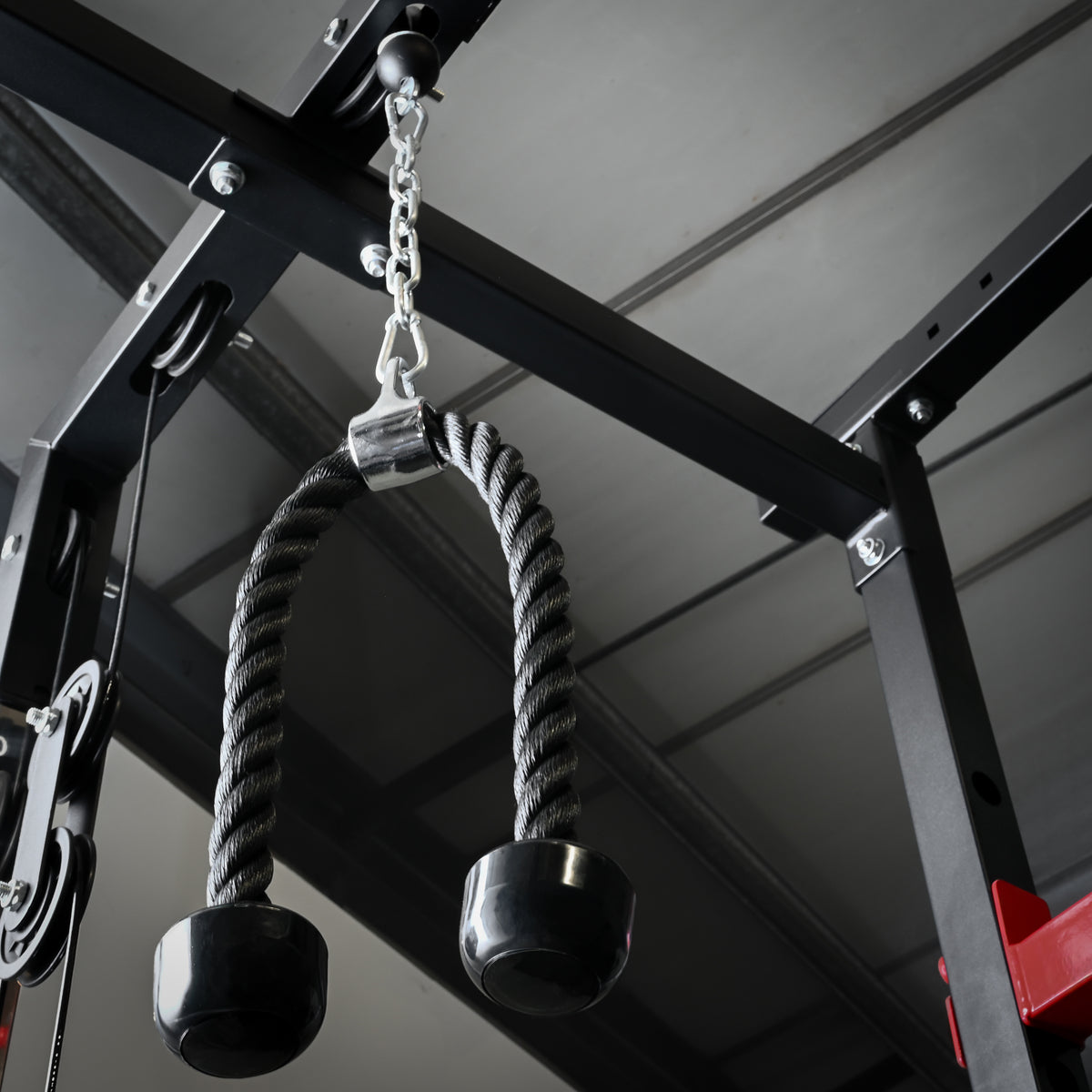 GymSets Power Cage with Cable Pulley