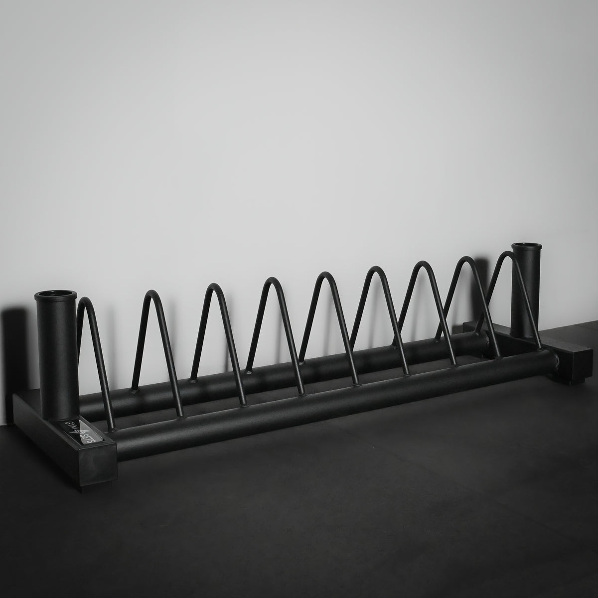 GymSets Standard Weight Plate Storage Rack