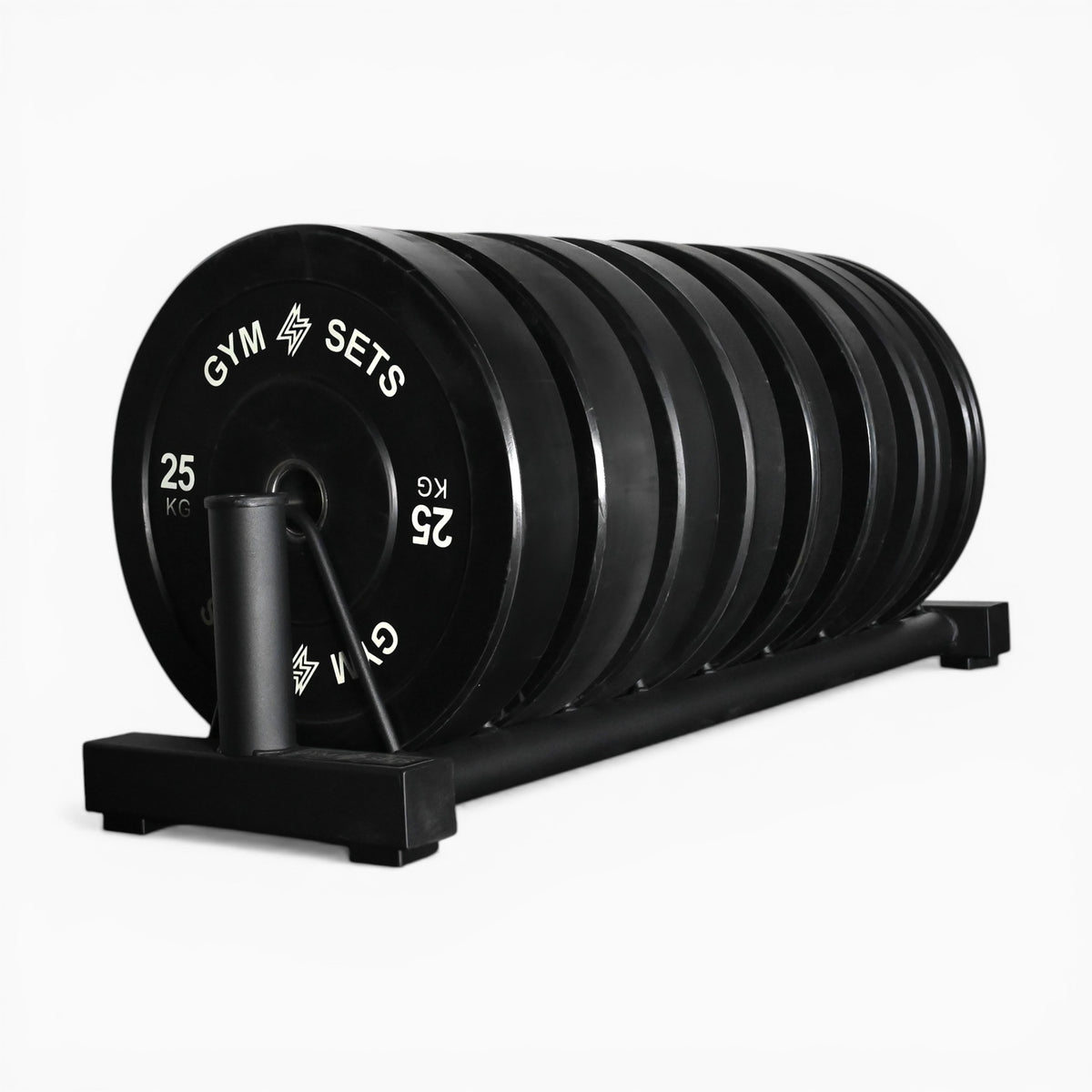 GymSets Standard Weight Plate Storage Rack