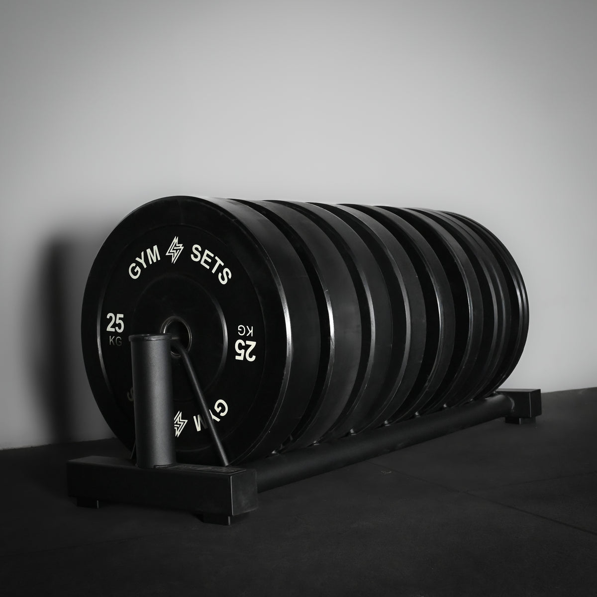 GymSets Standard Weight Plate Storage Rack