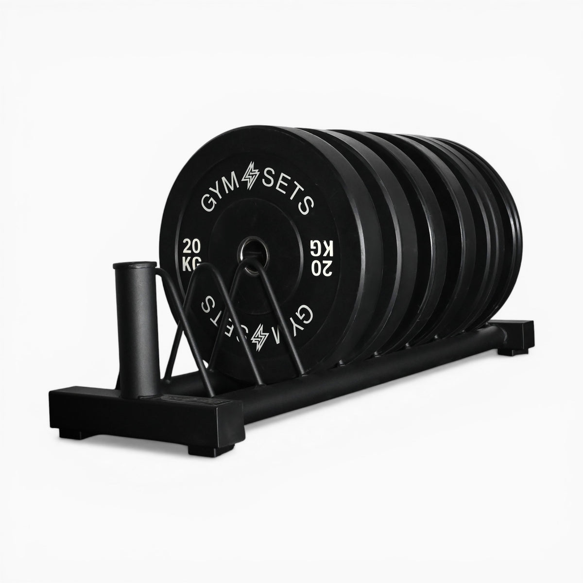 GymSets Standard Weight Plate Storage Rack