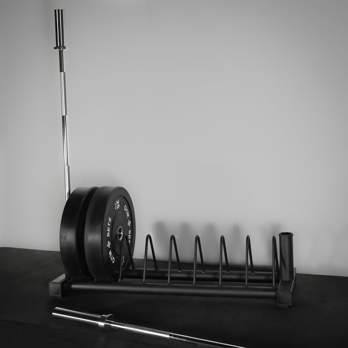 GymSets Standard Weight Plate Storage Rack