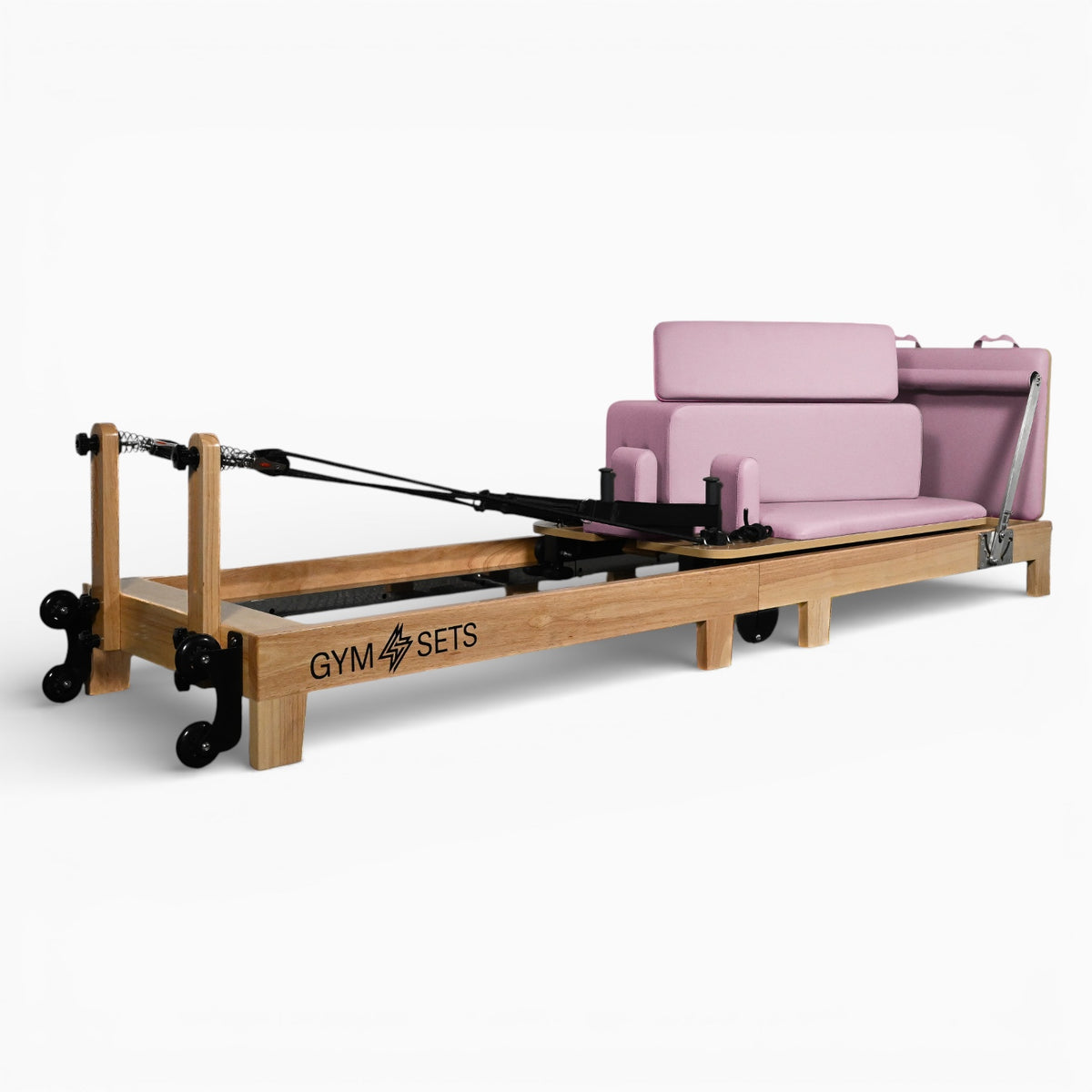 GymSets Studio Oak Reformer Pilates Machine (Warehouse Returns)