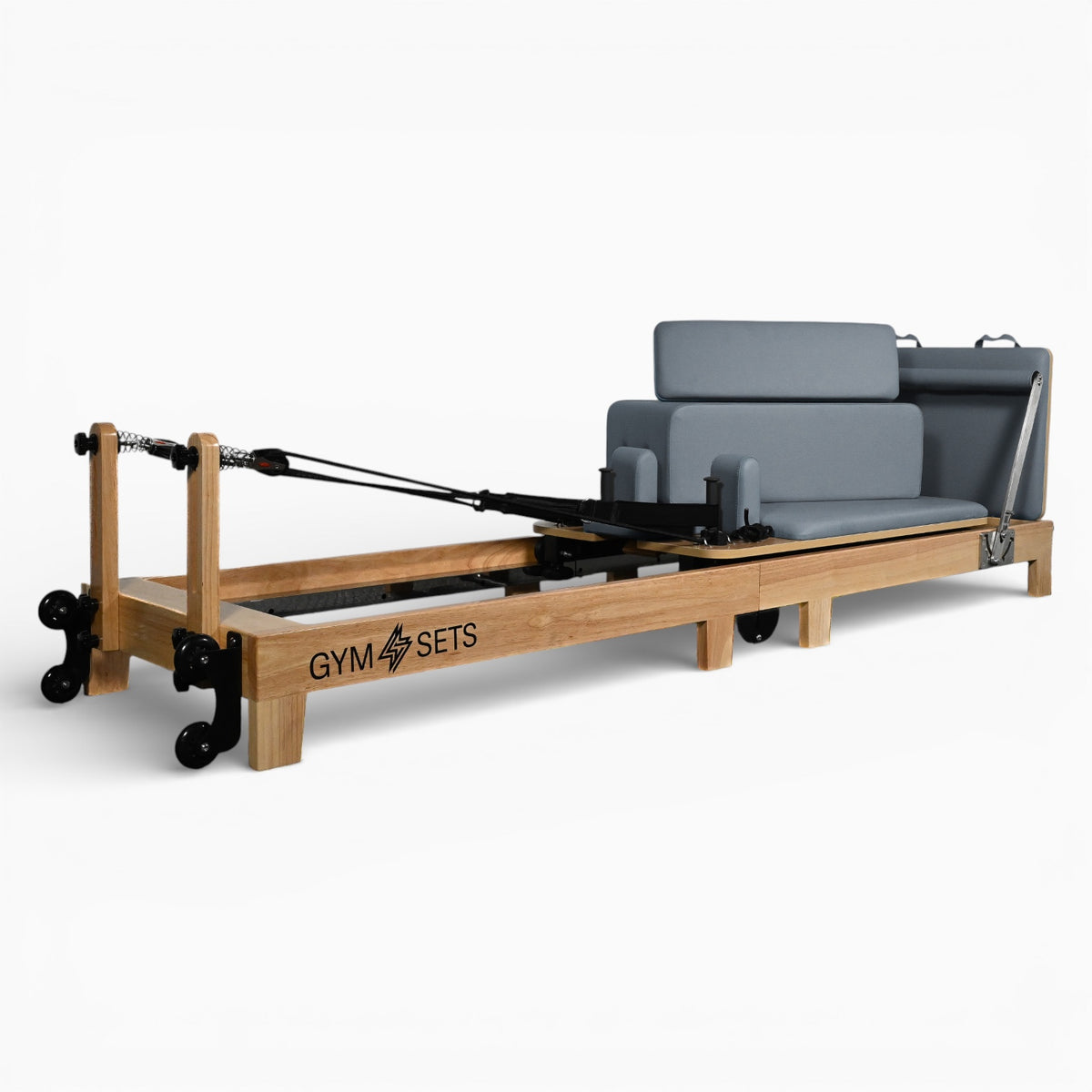 GymSets Studio Oak Reformer Pilates Machine (Warehouse Returns)