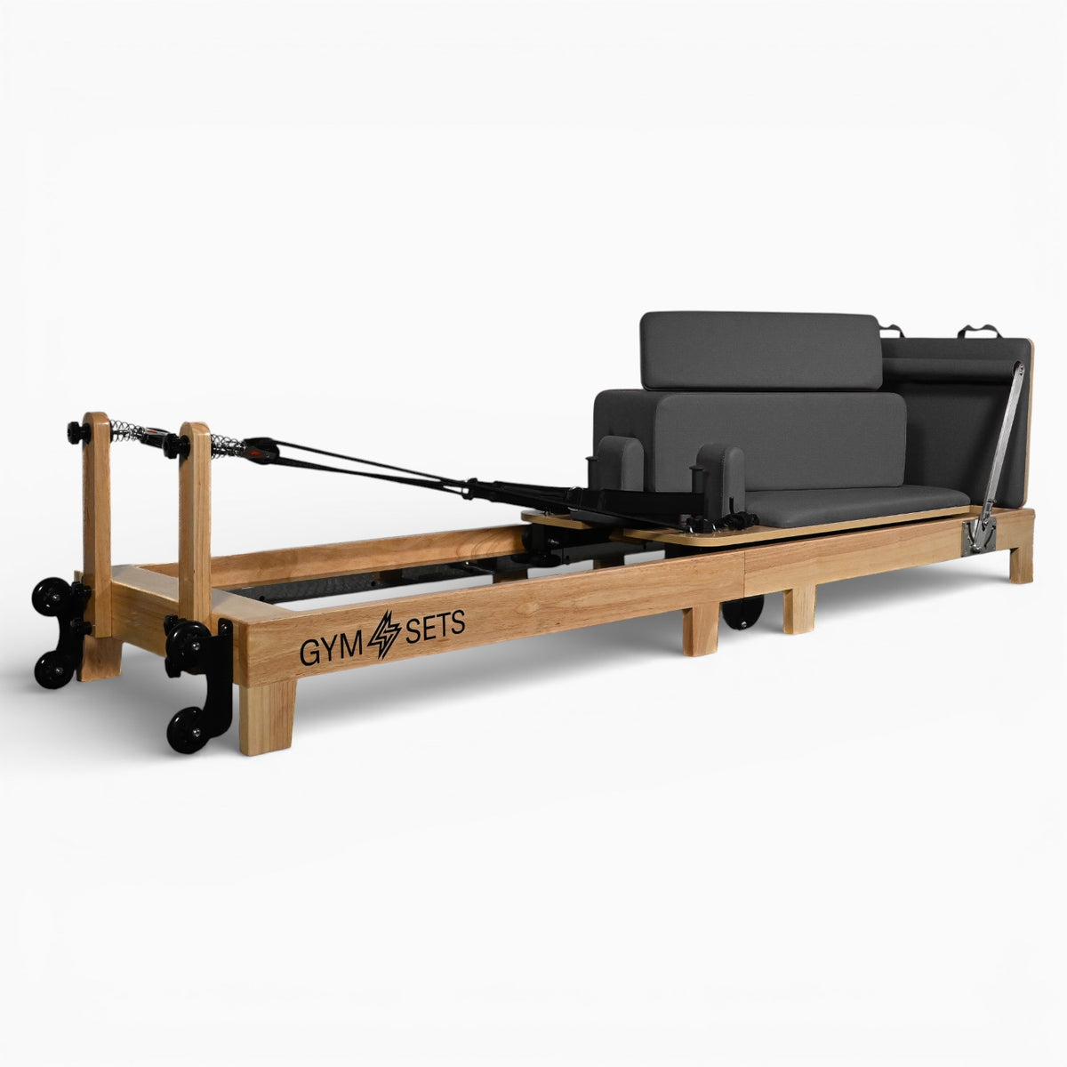 GymSets Studio Oak Reformer Pilates Machine (Warehouse Returns)