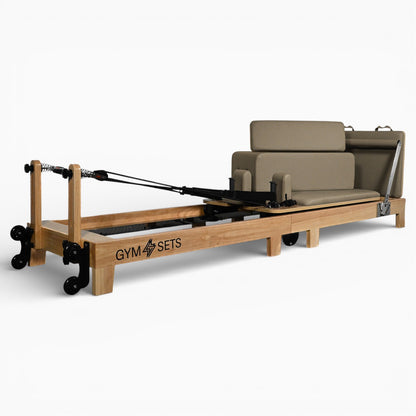 GymSets Studio Oak Reformer Pilates Machine (Warehouse Returns)